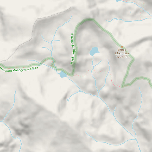 OpenStreetMap map of Pitkin Mine, CO