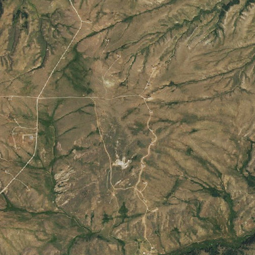 Aerial imagery of Badger Prospect, WY