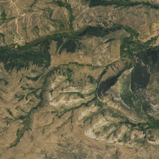 Aerial imagery of Beach Prospect, WY