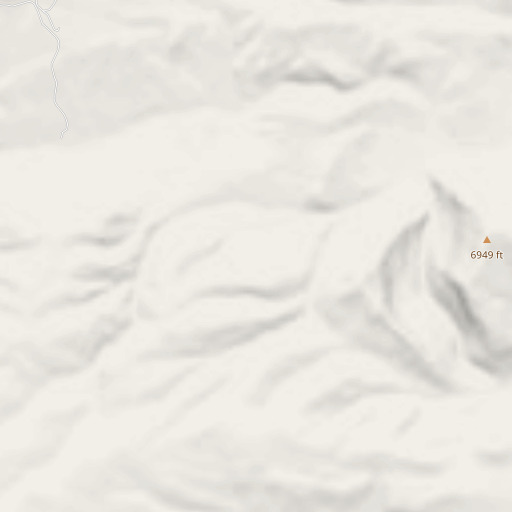 OpenStreetMap map of Beach Prospect, WY