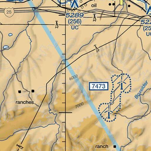 FAA VFR chart of Smith Deposit, WY
