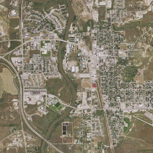 Aerial imagery of Wintermote Pit, WY