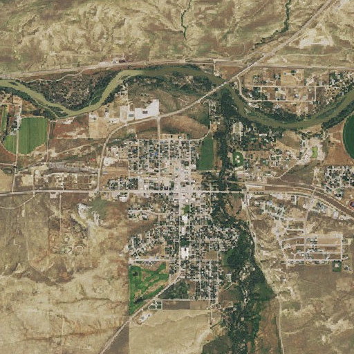Aerial imagery of Fairview Mine, WY