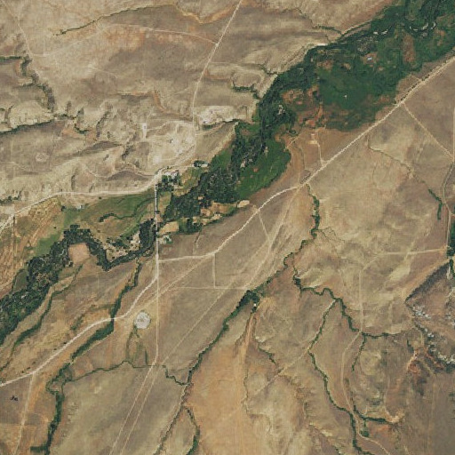 Aerial imagery of Pittman Pit, WY
