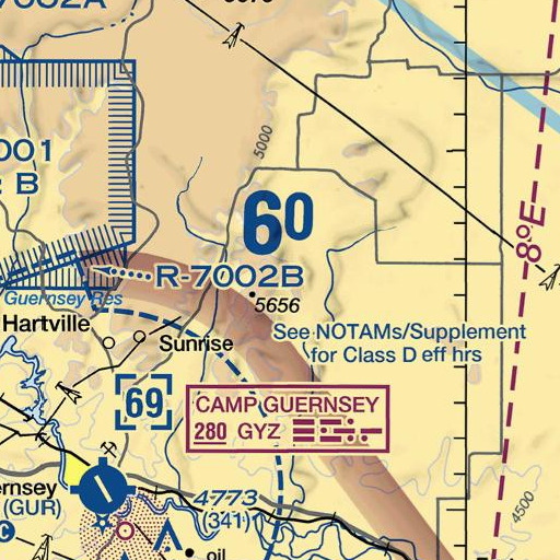 FAA VFR chart of Chicago Prospect, WY