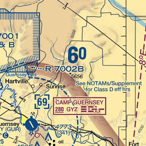 FAA VFR chart of Ruth Prospect, WY