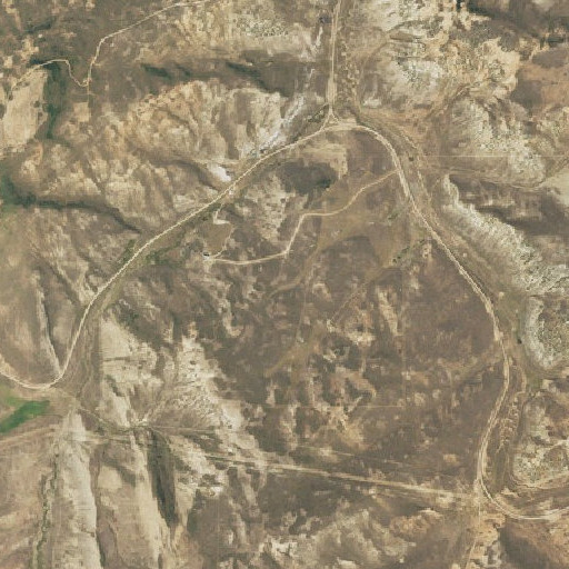 Aerial imagery of Lezear Opening Mine, WY