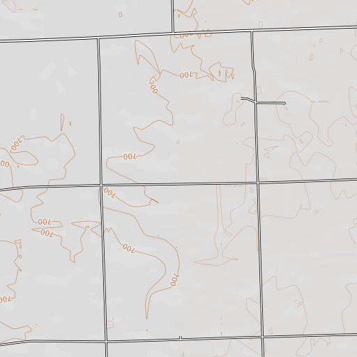 OpenTopoMap map of Lamont School (historical), IL