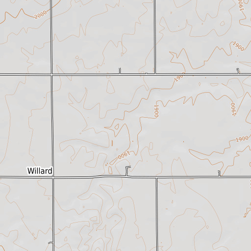 OpenTopoMap map of Oknoname 05907 Dam, OK