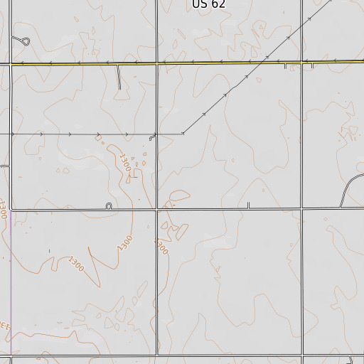 OpenTopoMap map of Oknoname 031066 Dam, OK