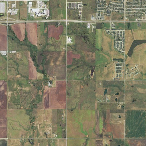 Aerial imagery of Oknoname 031070 Dam, OK