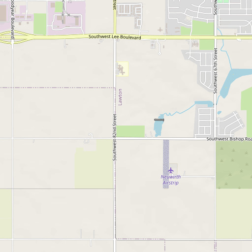 OpenStreetMap map of Oknoname 031070 Dam, OK
