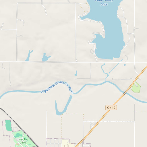 OpenStreetMap map of Hettick Gss Number 3 Dam, OK