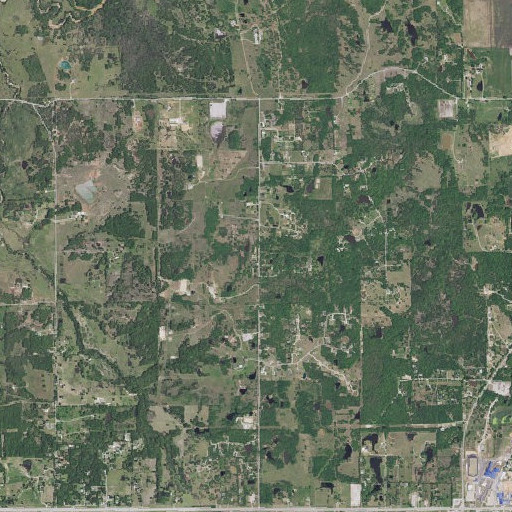 Aerial imagery of Moore Pond, OK