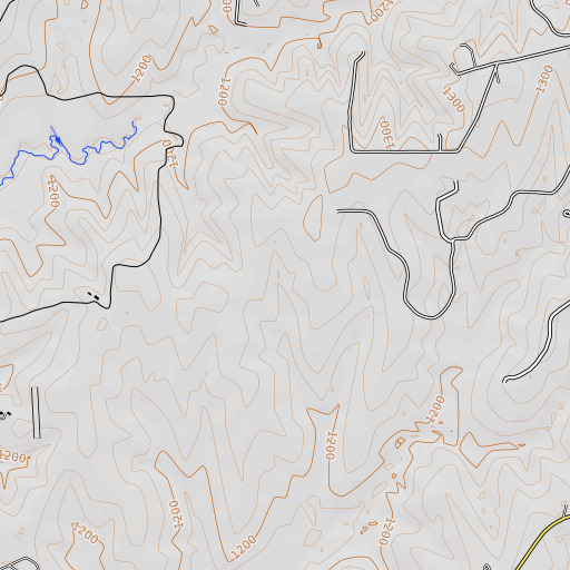 OpenTopoMap map of Oknoname 051007 Dam, OK