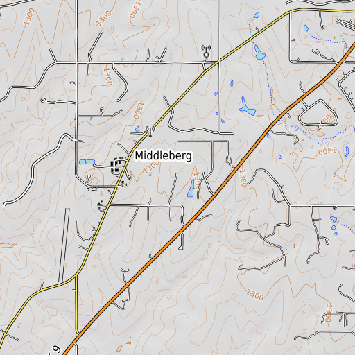 OpenTopoMap map of Oknoname 051014 Dam, OK