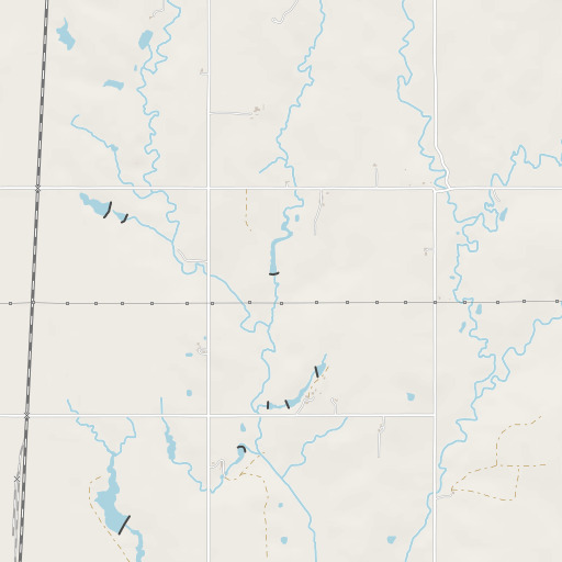 OpenStreetMap map of Oknoname 051024 Dam, OK
