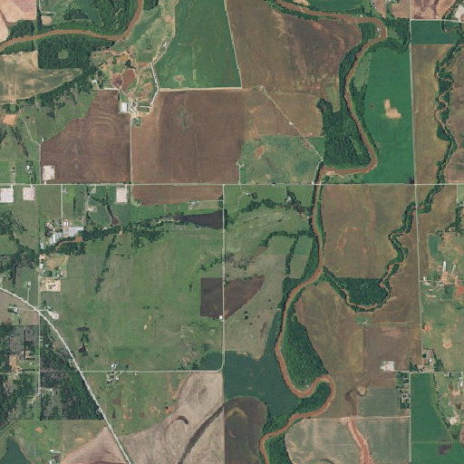 Aerial imagery of Oknoname 051027 Dam, OK