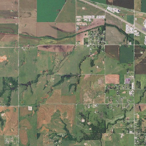 Aerial imagery of Oknoname 051031 Dam, OK