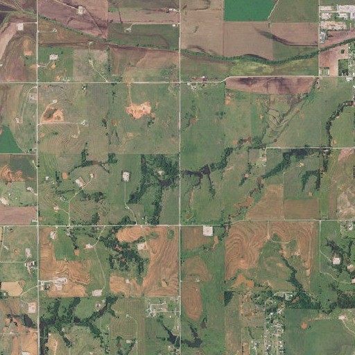 Aerial imagery of Oknoname 051032 Dam, OK