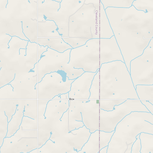 OpenStreetMap map of Spores Lake, OK