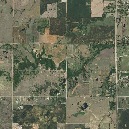 Aerial imagery of Oknoname 04709 Dam, OK