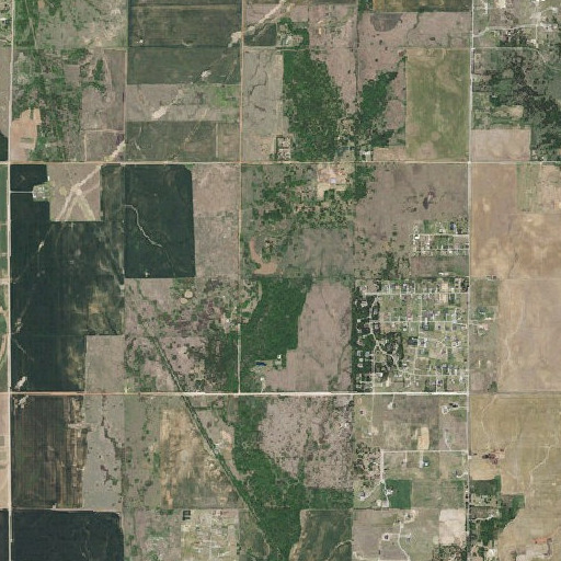 Aerial imagery of Oknoname 04703 Dam, OK