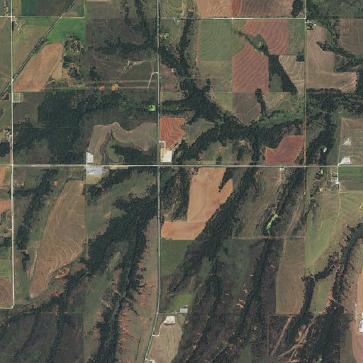 Aerial imagery of Widney Irrigation Reservoir, OK