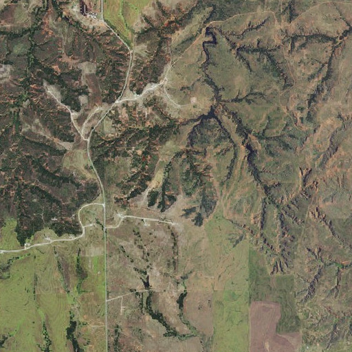 Aerial imagery of Kinney 5 Dam, OK