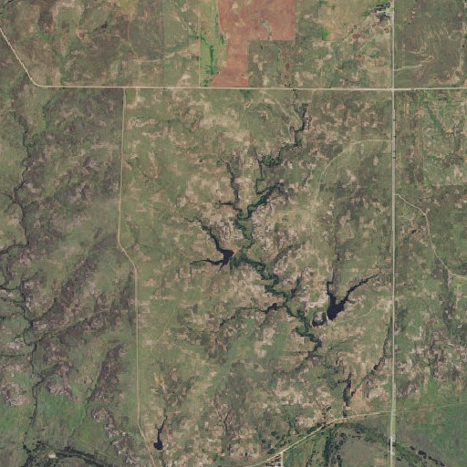 Aerial imagery of Selman 23 Dam, OK