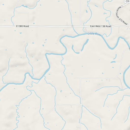 OpenStreetMap map of Leonard-Werner Lake, OK