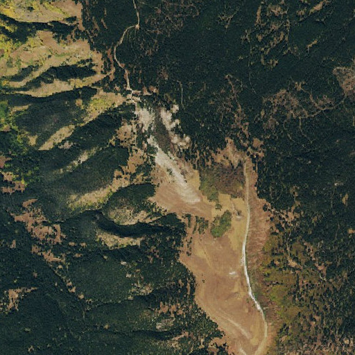 Aerial imagery of Gore Range, CO