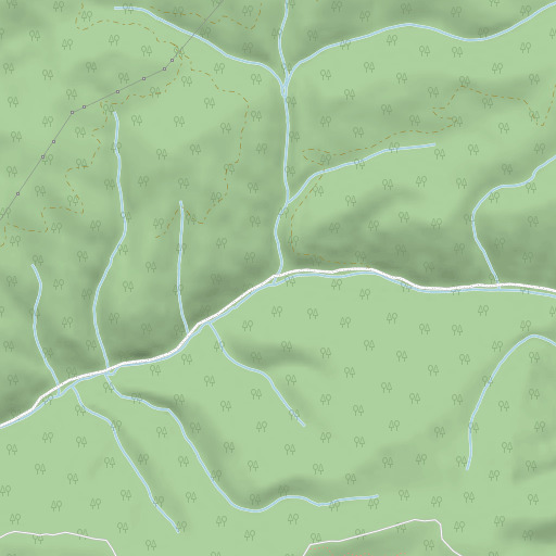 OpenStreetMap map of Cook Creek, CO