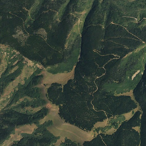 Aerial imagery of Sawmill Gulch Spring, CO