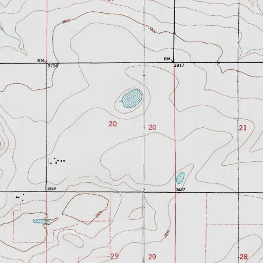 USGS 24K topo map of Mann School (historical), MT
