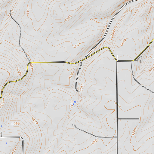 OpenTopoMap map of Fleming School (historical), MT