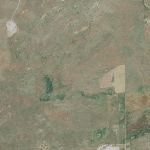 Aerial imagery of Lockray School (historical), MT