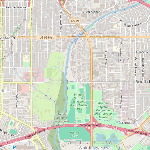 OpenStreetMap map of Loma Elementary School, CA