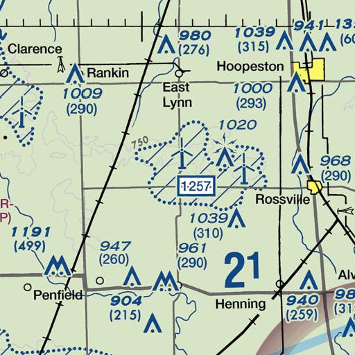 FAA VFR chart of Bratton School (historical), IL