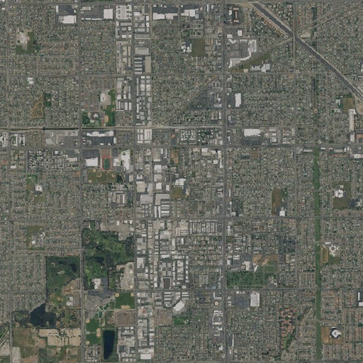 Aerial imagery of Oak View Elementary School, CA