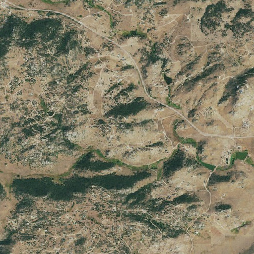 Aerial imagery of Mount Morian, CO
