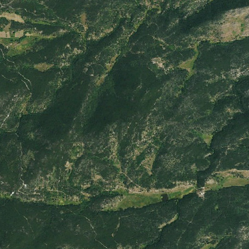 Aerial imagery of Boiler Hill, CO