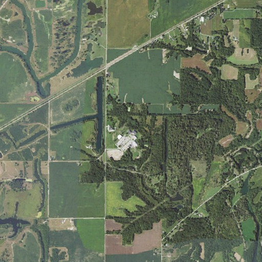 Aerial imagery of Taylor Hall, IL