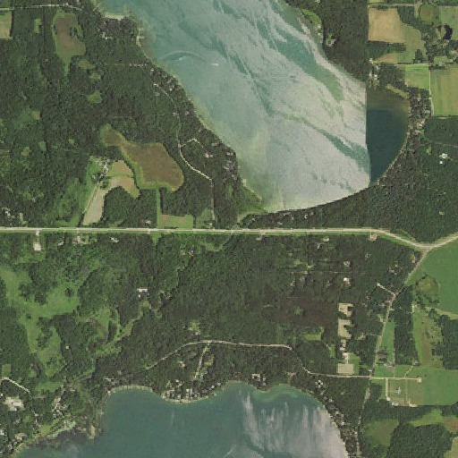 Aerial imagery of Potato Lake Dam, MN