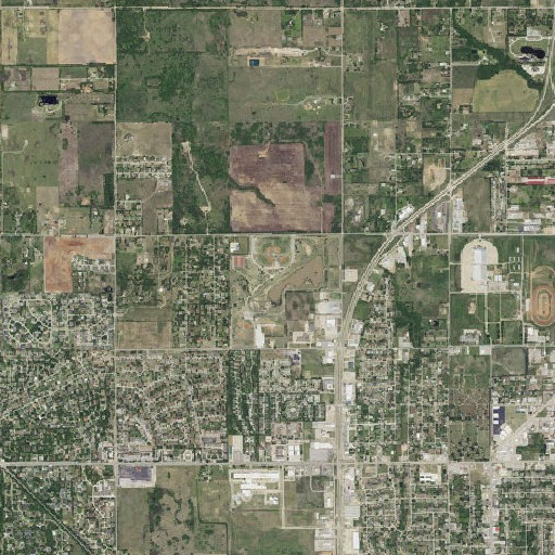 Aerial imagery of Northwest Area Park, OK