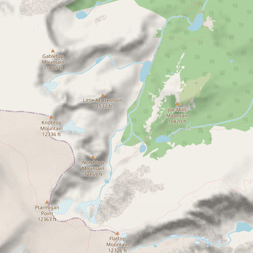 OpenStreetMap map of Grace Falls, CO