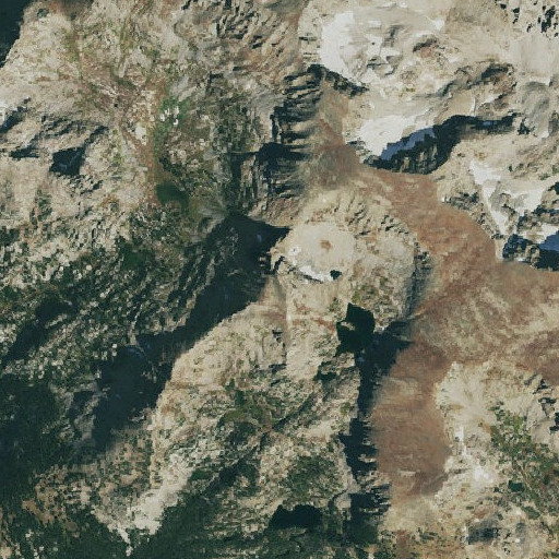 Aerial imagery of Cooper Peak, CO
