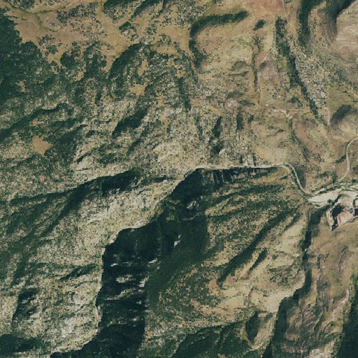 Aerial imagery of Deadman Gulch, CO