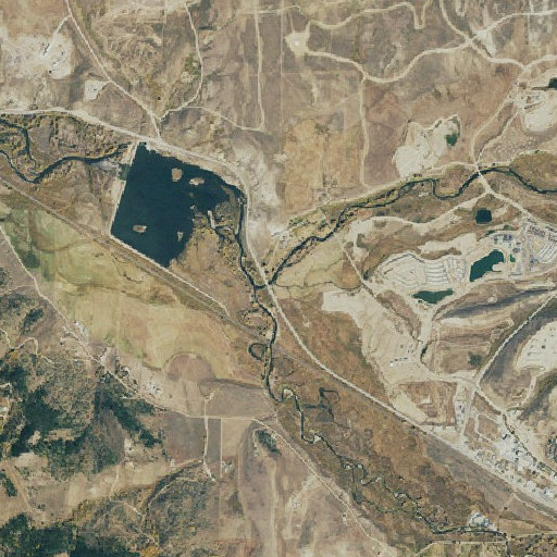 Aerial imagery of Smith Creek, CO