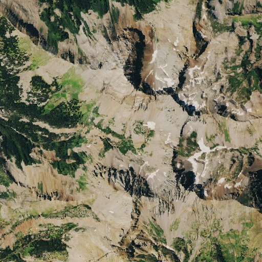 Aerial imagery of Owen Basin, CO